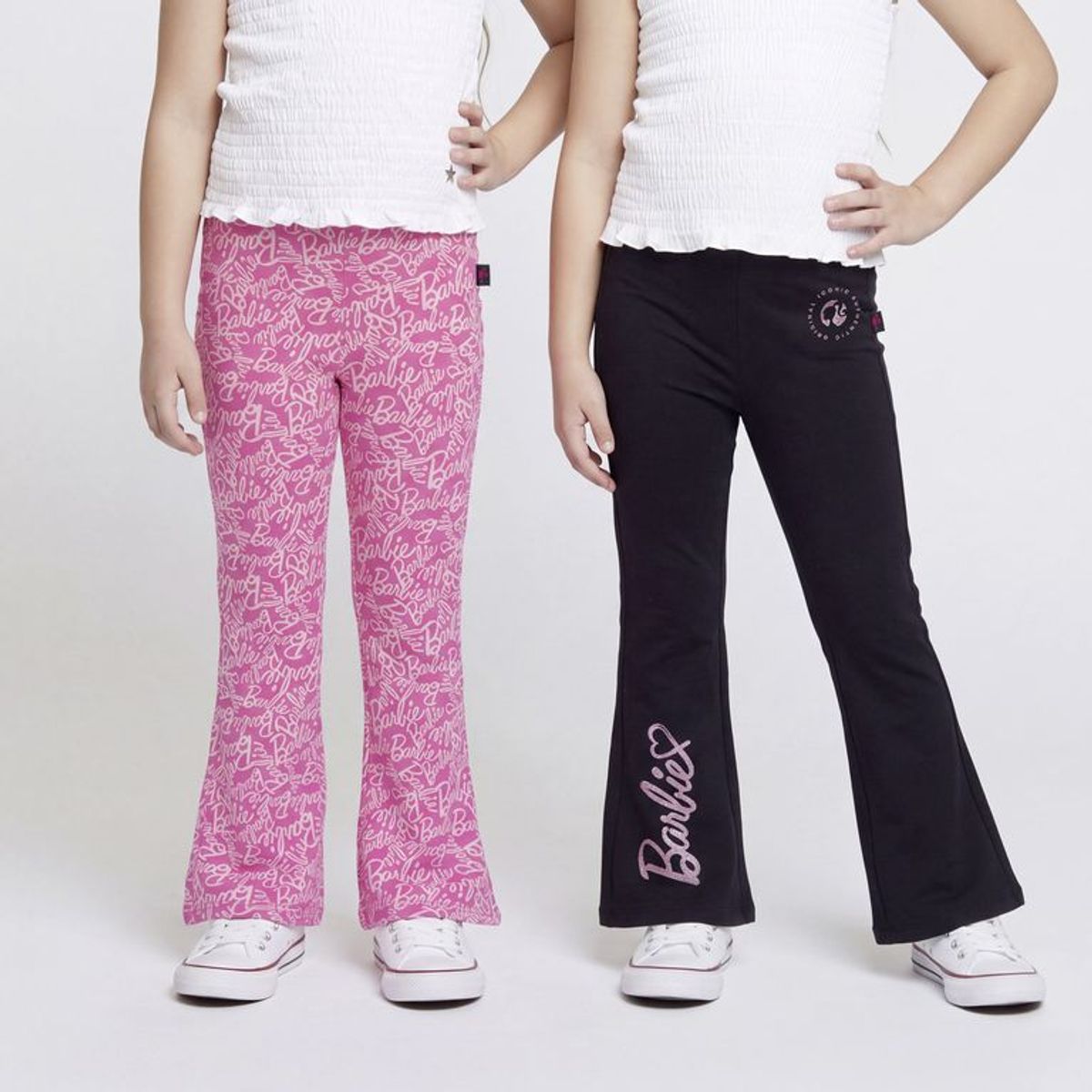 BARBIE - Legging para Niña Pack de 2 unidades de Algodón Barbie