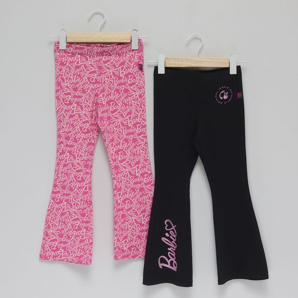 BARBIE - Legging para Niña Pack de 2 unidades de Algodón Barbie