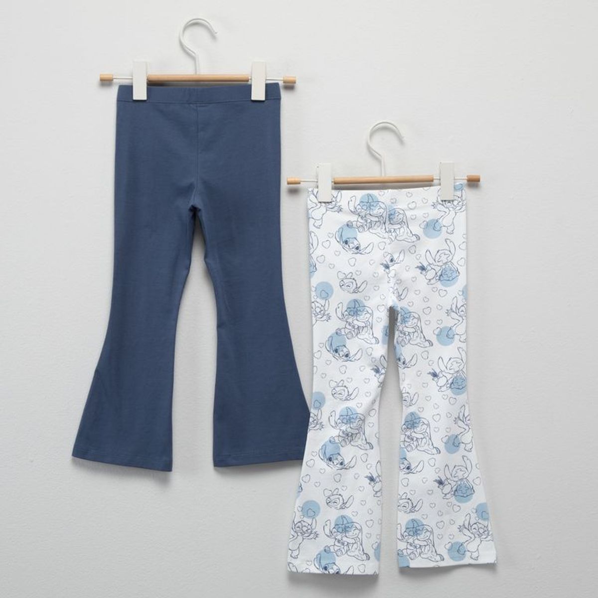 LILO & STITCH - Legging para Niña Pack de 2 unidades de Algodón Lilo & Stitch