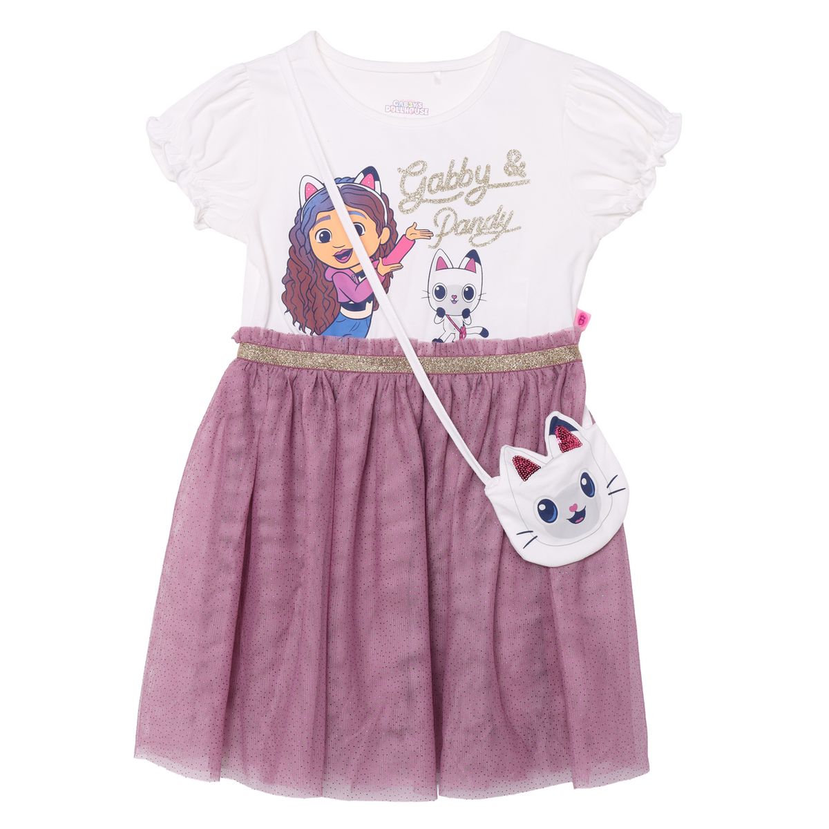 GABBYS DOLLHOUSE - Vestido Tutu para Niña con Estampado de Algodón Gabbys dollhouse