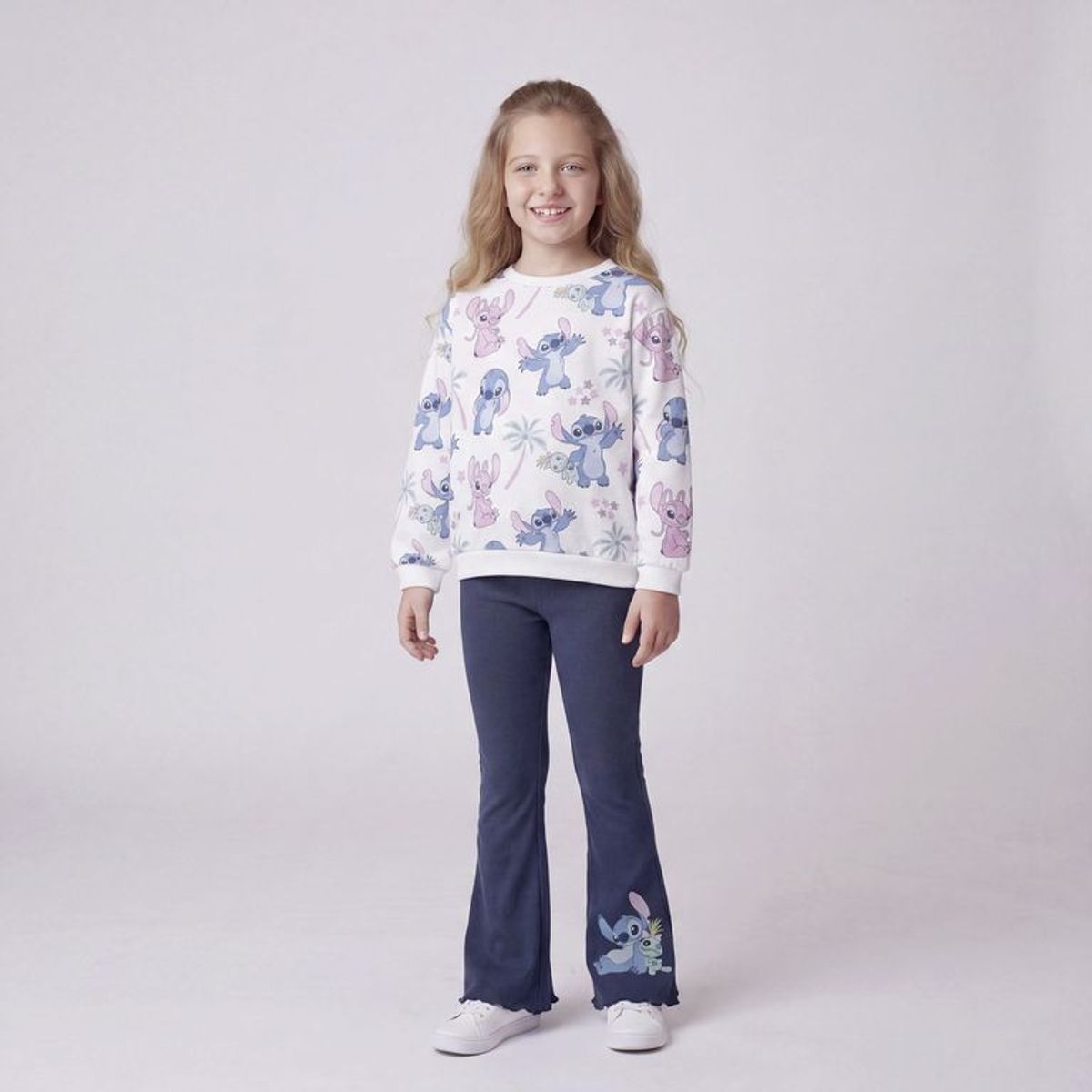 LILO & STITCH - Conjunto Saco + Legging para Niña en Algodón Lilo & Stitch