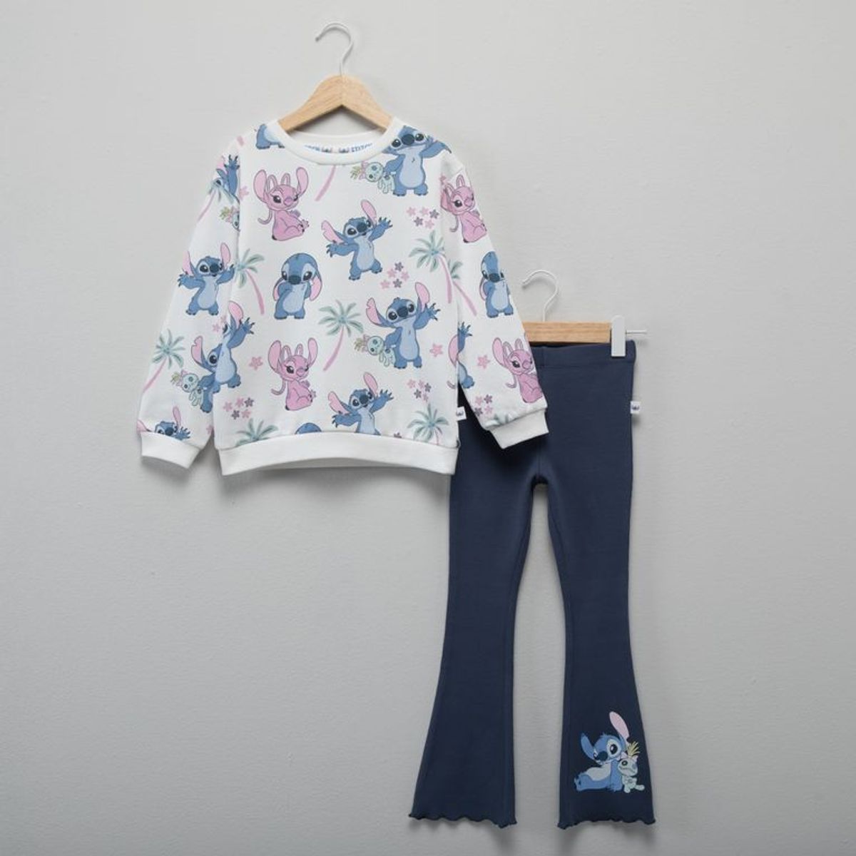 LILO & STITCH - Conjunto Saco + Legging para Niña en Algodón Lilo & Stitch