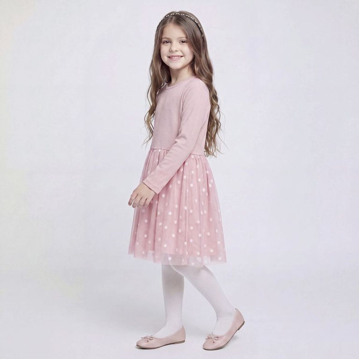 YAMP - Vestido Tutu para Niña de Algodón Yamp
