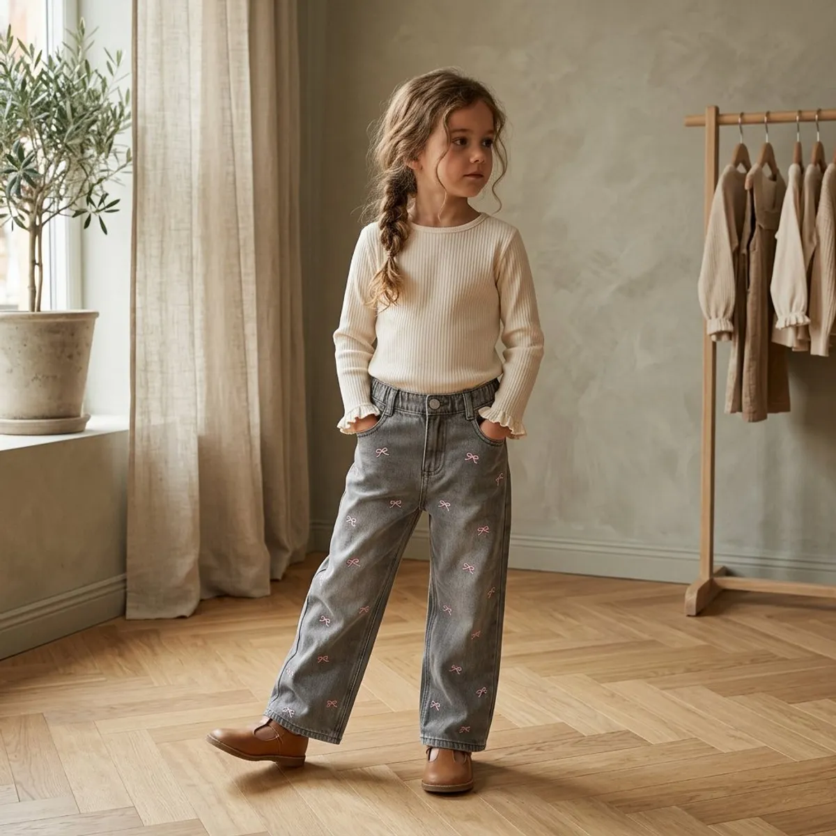 YAMP - Jean para Niña de Algodón Yamp