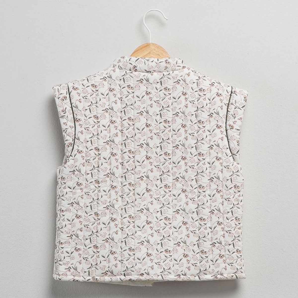 YAMP - Chaleco para Niña con Flores de  Algodón Yamp