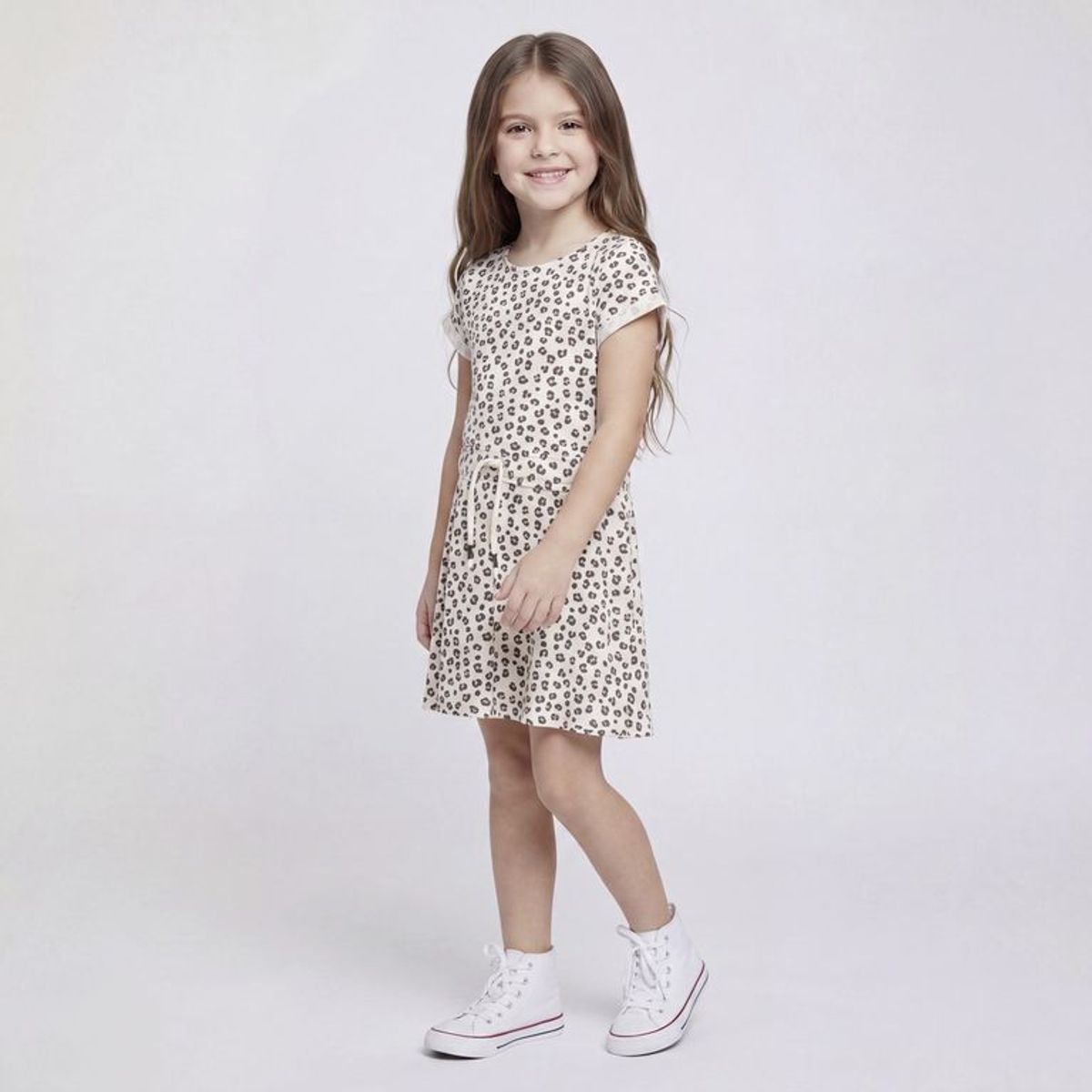 YAMP - Vestido para Niña de Algodón Yamp
