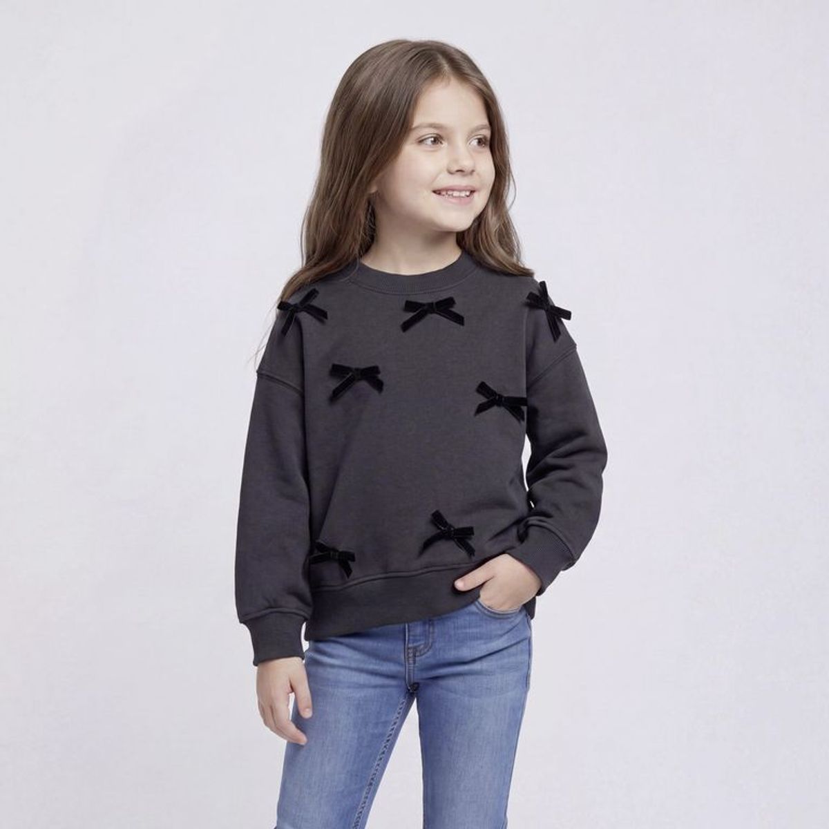 YAMP - Saco para Niña con aplique de Algodón Yamp