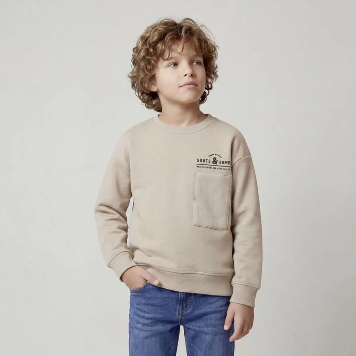 YAMP - Saco para Niño  con Logo de Algodón Yamp
