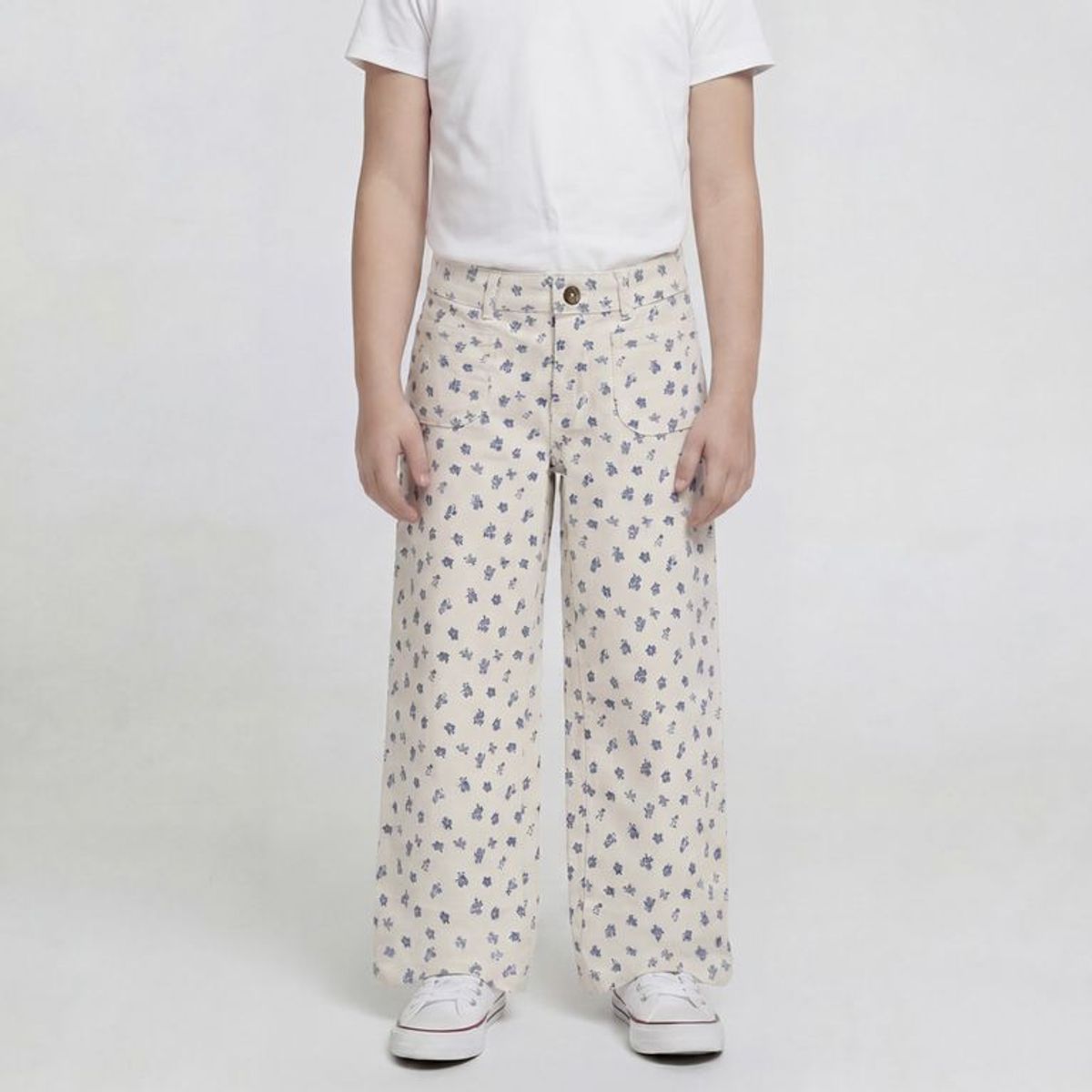 YAMP - Pantalón para Niña de Algodón Yamp