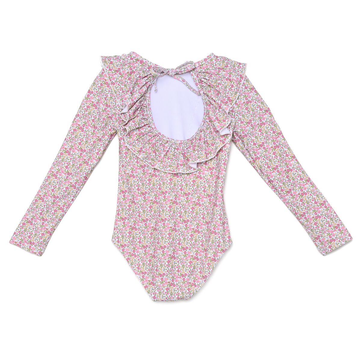 CONIGLIO - Vestido de baño enterizo de Flores para niña Coniglio