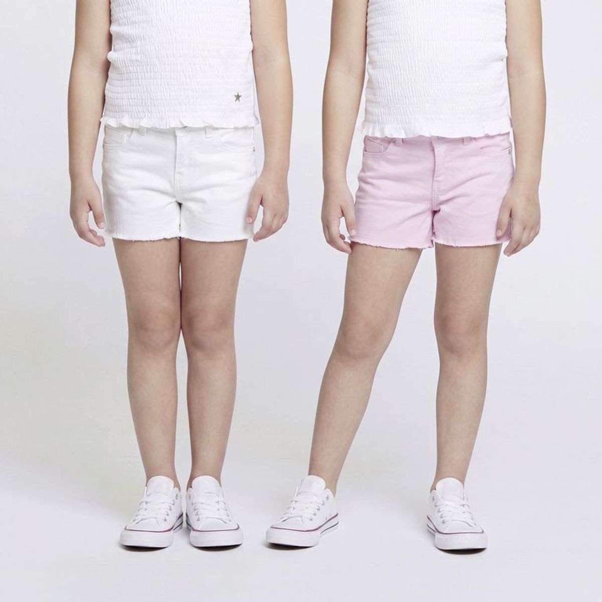 YAMP - Short para Niña Pack de 2 unidades  de Algodón Yamp