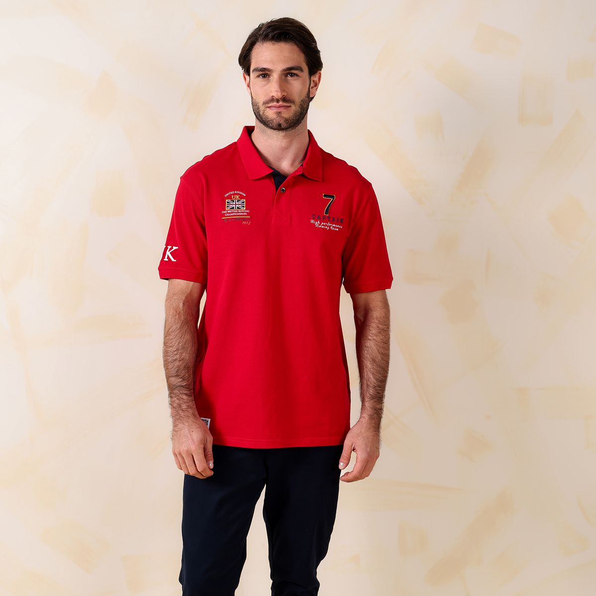 UNIVERSITY CLUB - Camiseta Hombre Manga Corta De Algodón University Club