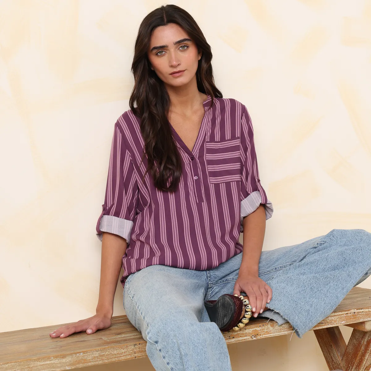 UNIVERSITY CLUB - Blusa Mujer Manga 3/4 University Club