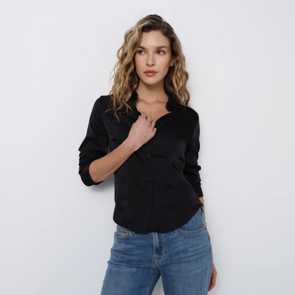 MOSSIMO - Camisa Mujer Manga larga Mossimo