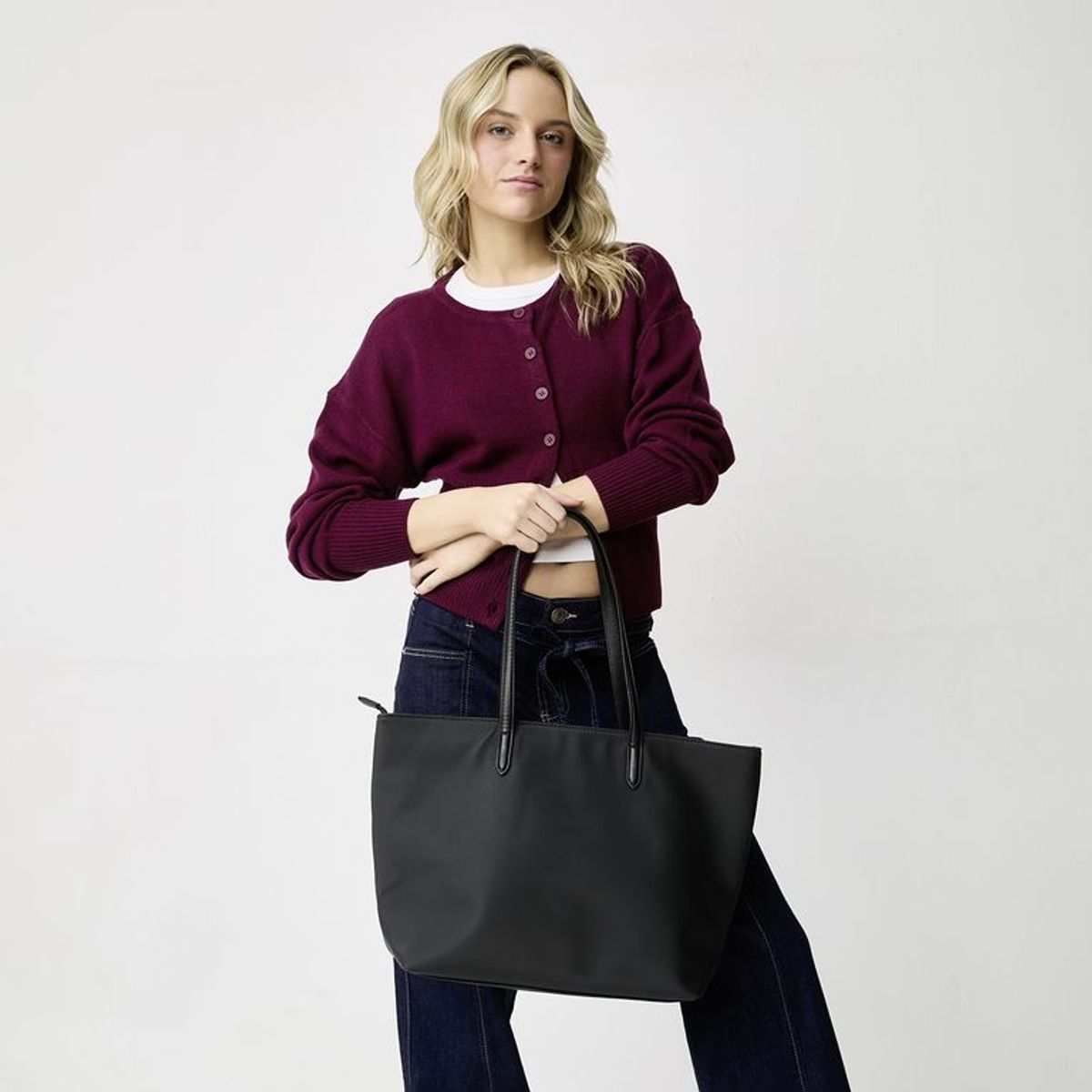 SYBILLA - Bolso Tote Ftos500Av2 Black St