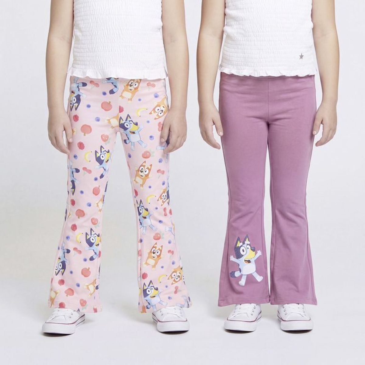 BLUEY - Legging para Niña Pack de 2 unidades de Algodón Bluey