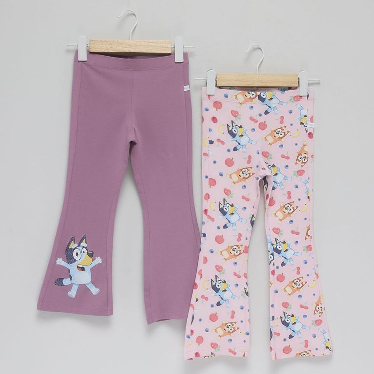 BLUEY - Legging para Niña Pack de 2 unidades de Algodón Bluey
