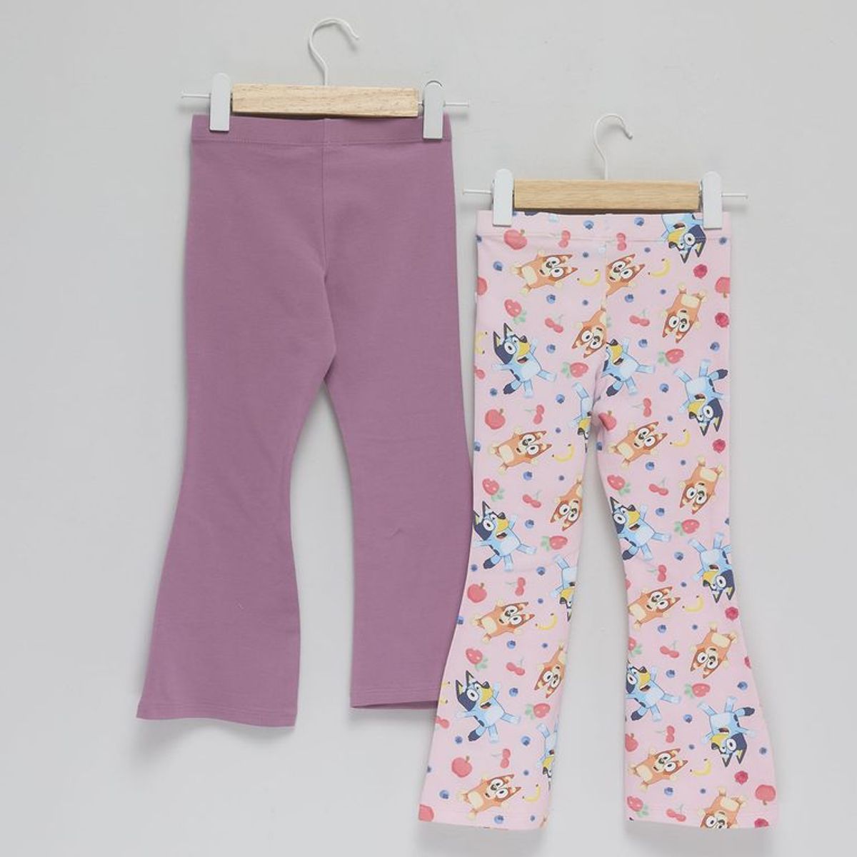BLUEY - Legging para Niña Pack de 2 unidades de Algodón Bluey