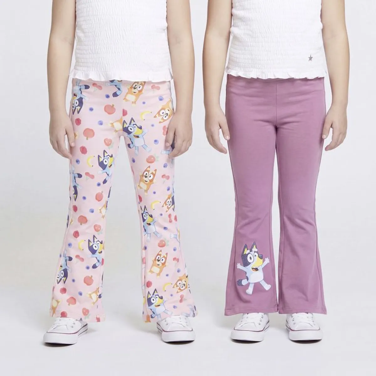 BLUEY - Legging para Niña Pack de 2 unidades de Algodón Bluey