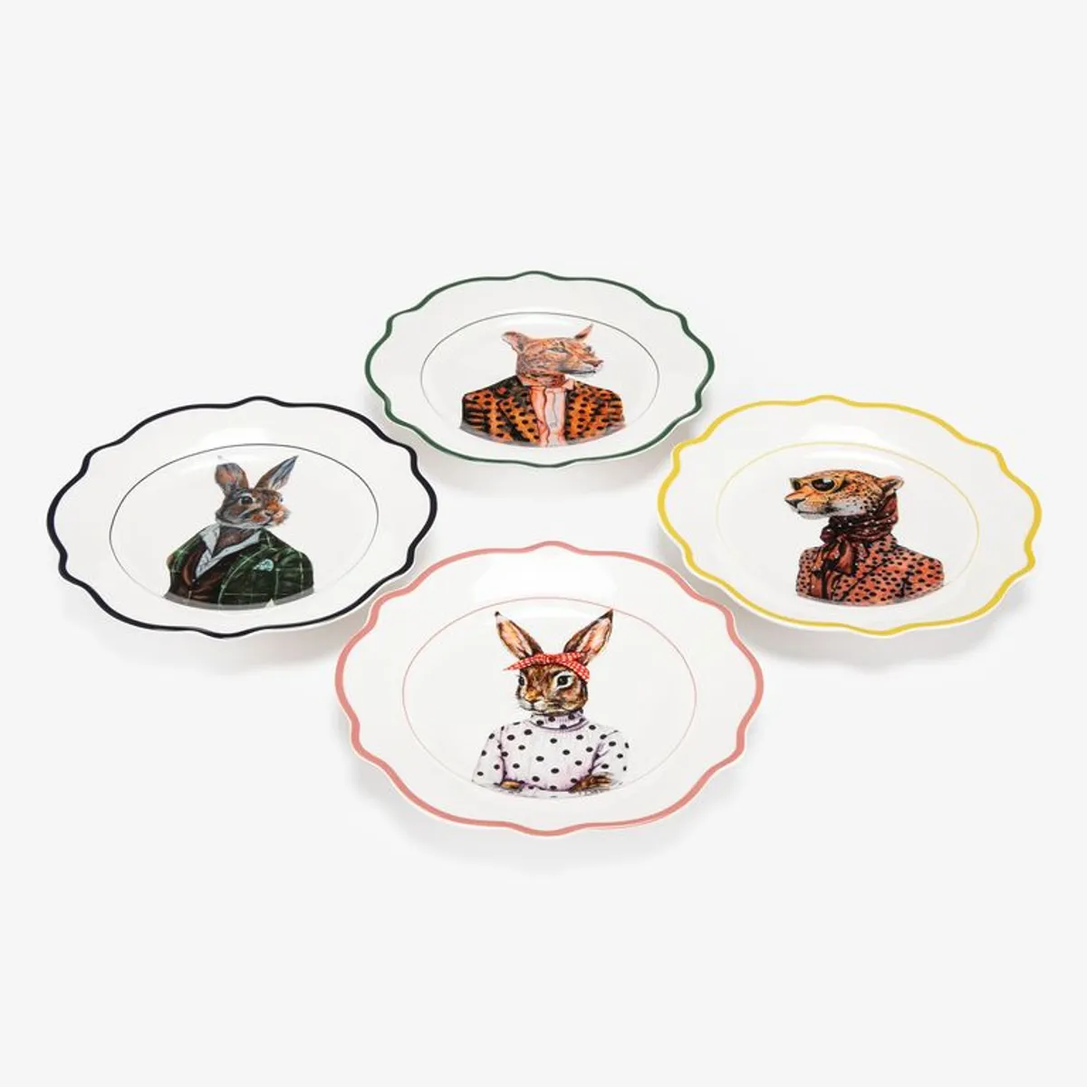ROBERTA ALLEN - Set 4 Platos Roberta Allen  15 cm