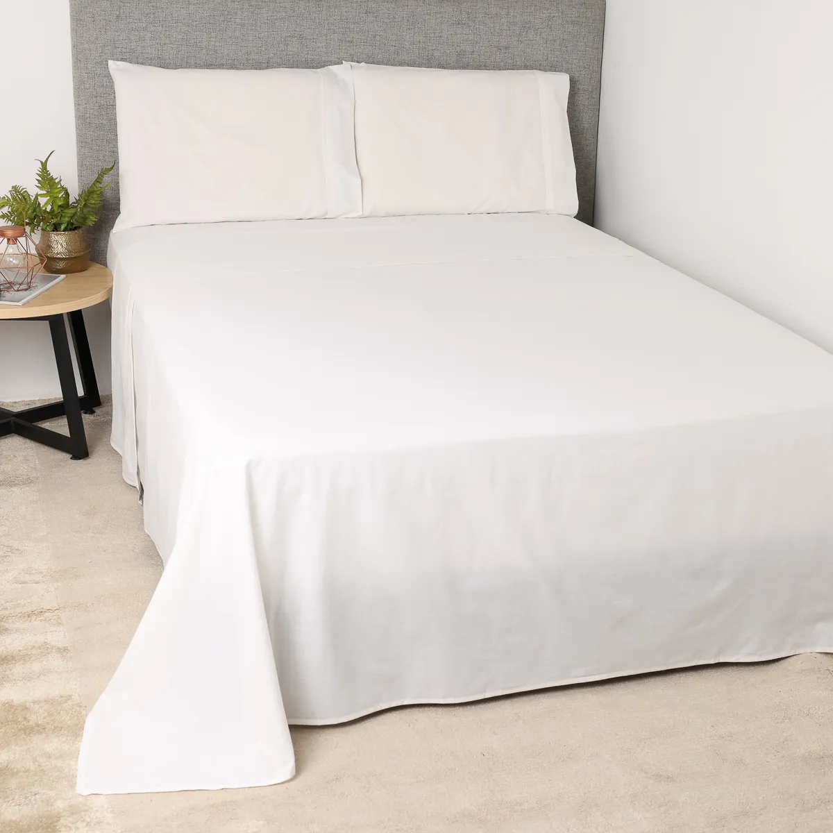 MICA - Juego de Cama Mica: Edredón + Juego de Sábanas + Manta + Cojín