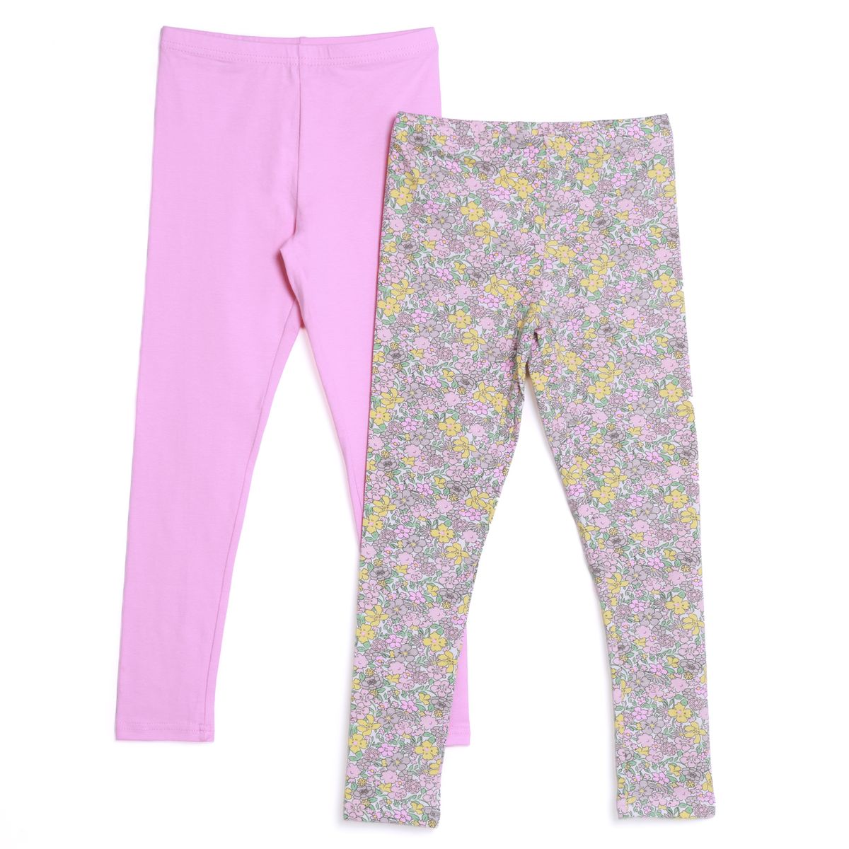 YAMP - Legging para Niña Pack de 2 de Algodón Yamp