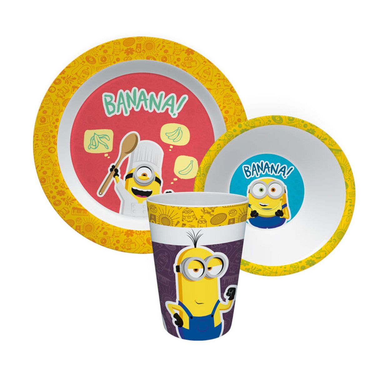 RONDA - Set Vajilla 5 Pzas Minions