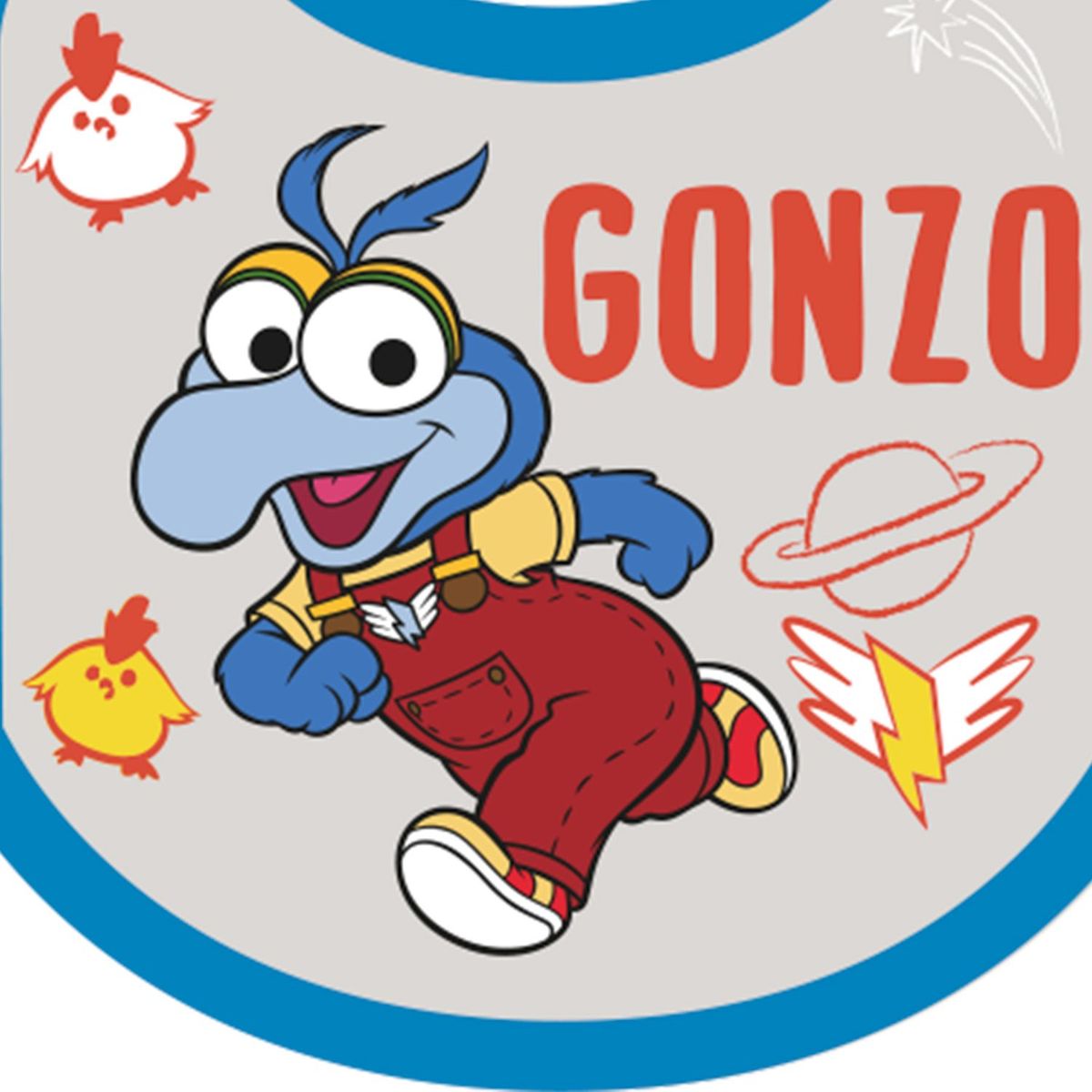 RONDA - Babero Pequeño Muppets Babies Niña