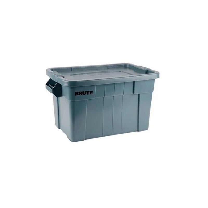 RUBBERMAID - Caja Brute Con Tapa 20 Galones (76 Litros)