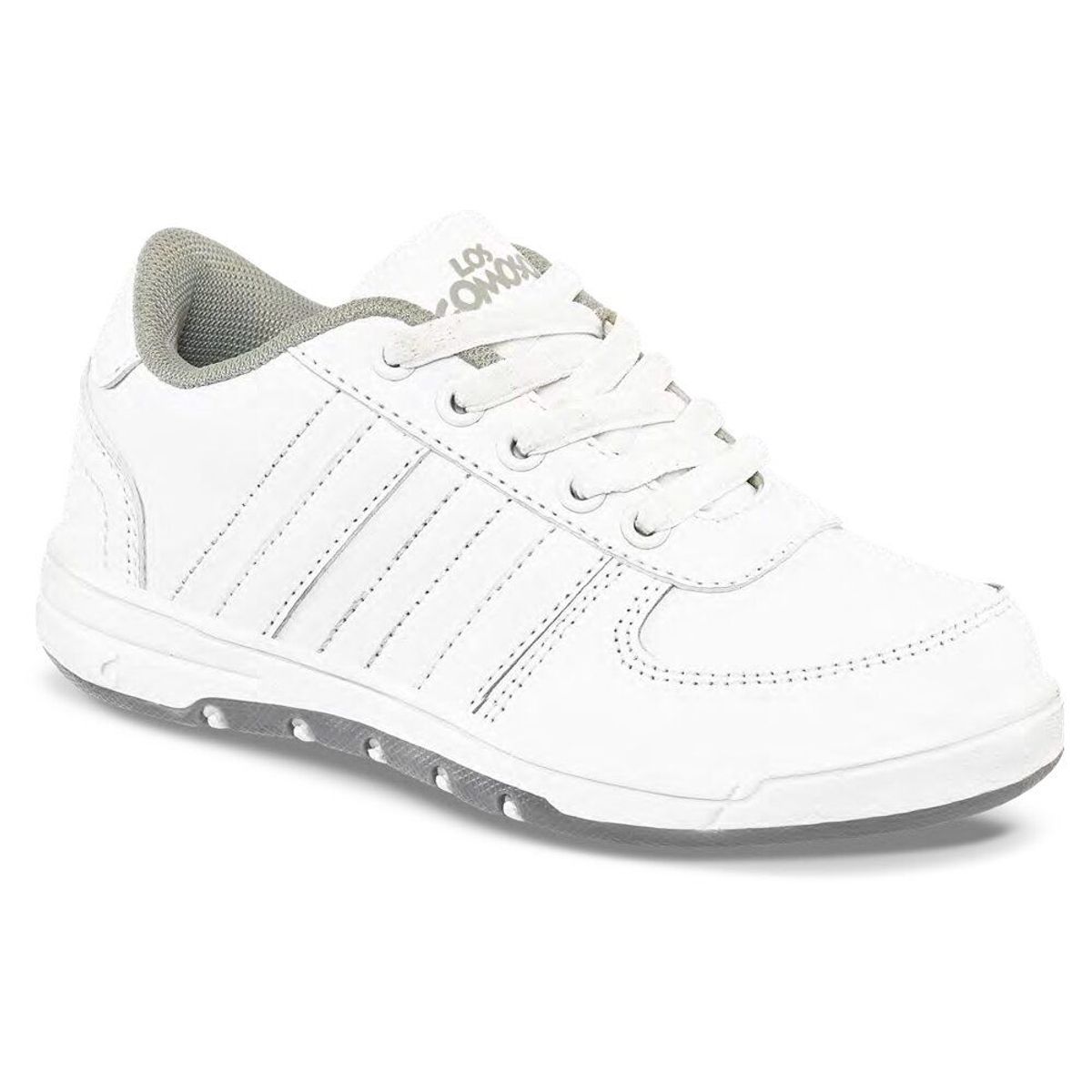 CROYDON - Tenis Colegiales Boby cordón new Blanco-Gris unise