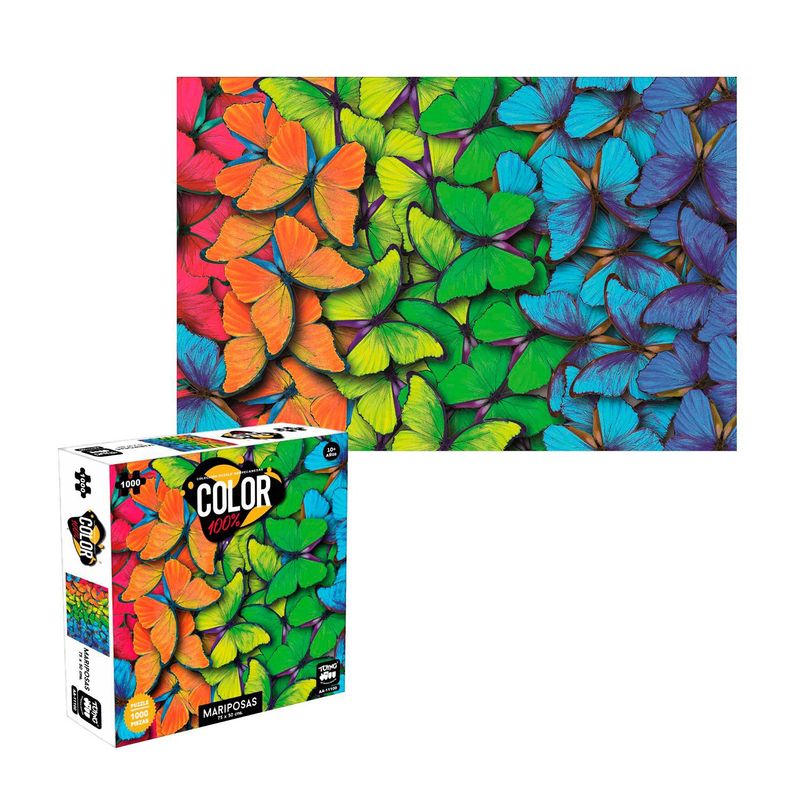 TOYNG - Rompecabezas Toyng 1000 Piezas Mariposas