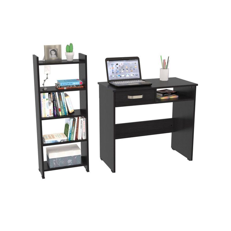 MADERKIT - Combo Escritorio + Biblioteca  P00179Cs-We