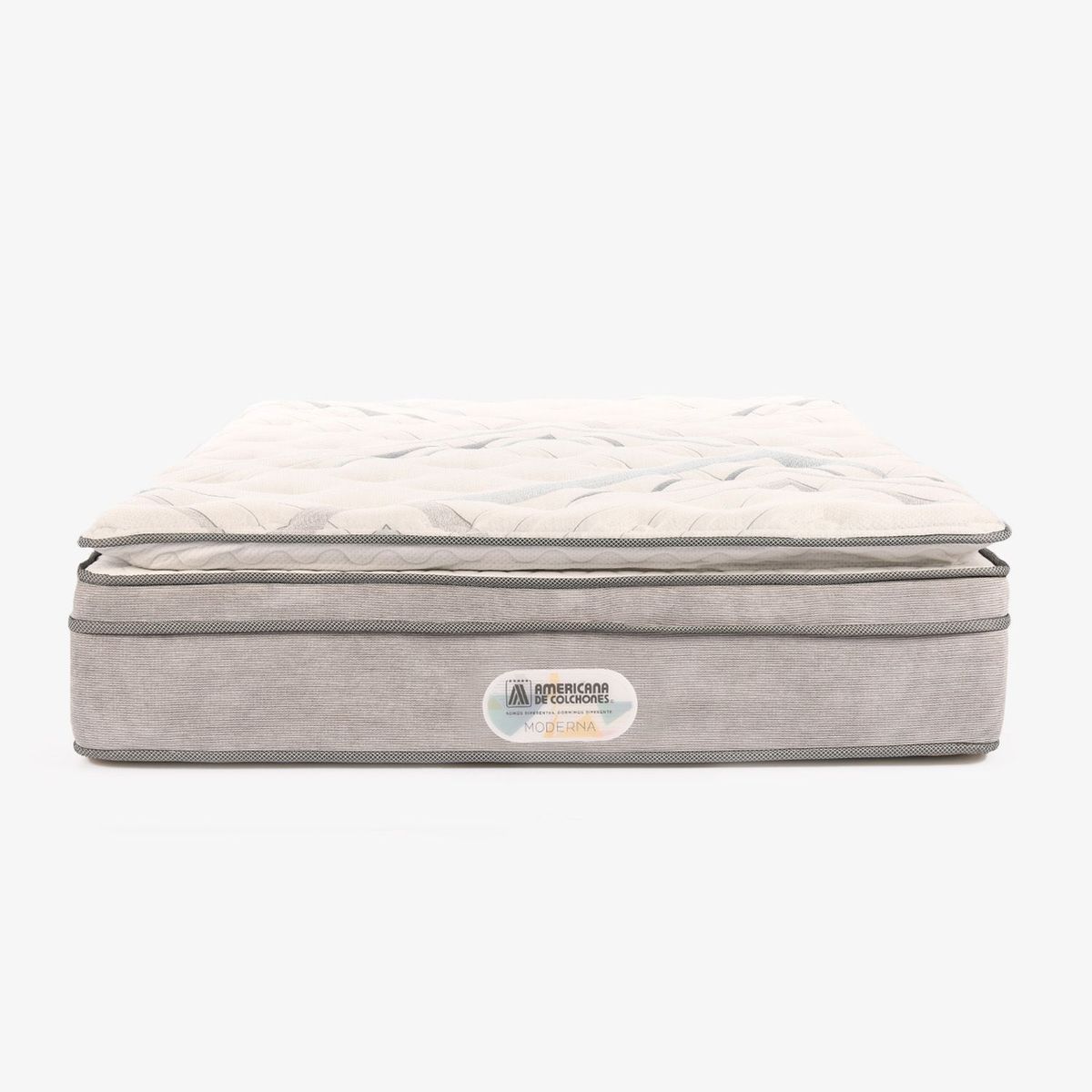 AMERICANA DE COLCHONES - Colchón Queen Firme Ortopédico Resortado con Pillow Non Flip 160 X 190 cm Americana de Colchones