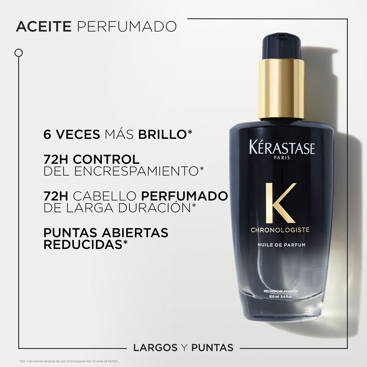 KERASTASE - Aceite Kérastase Chronologiste Huile de Parfum cuidado antiedad 100ml 