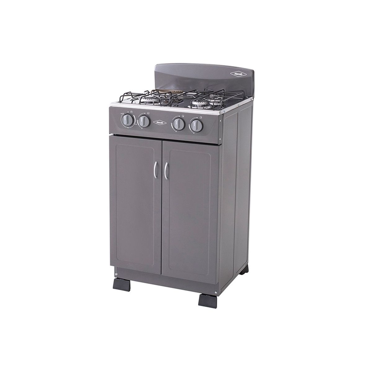 HACEB - Estufa Haceb Romero Gabinete Mixta 3X1 Torre Gas Propano Plata