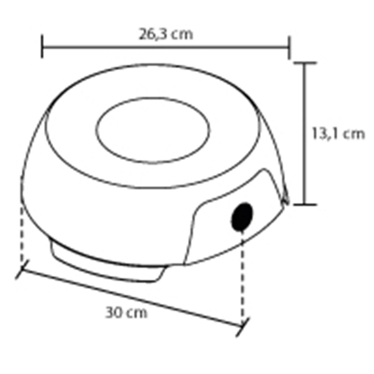 HACEB - Estufa empotrable Haceb 1 puesto 9002078 