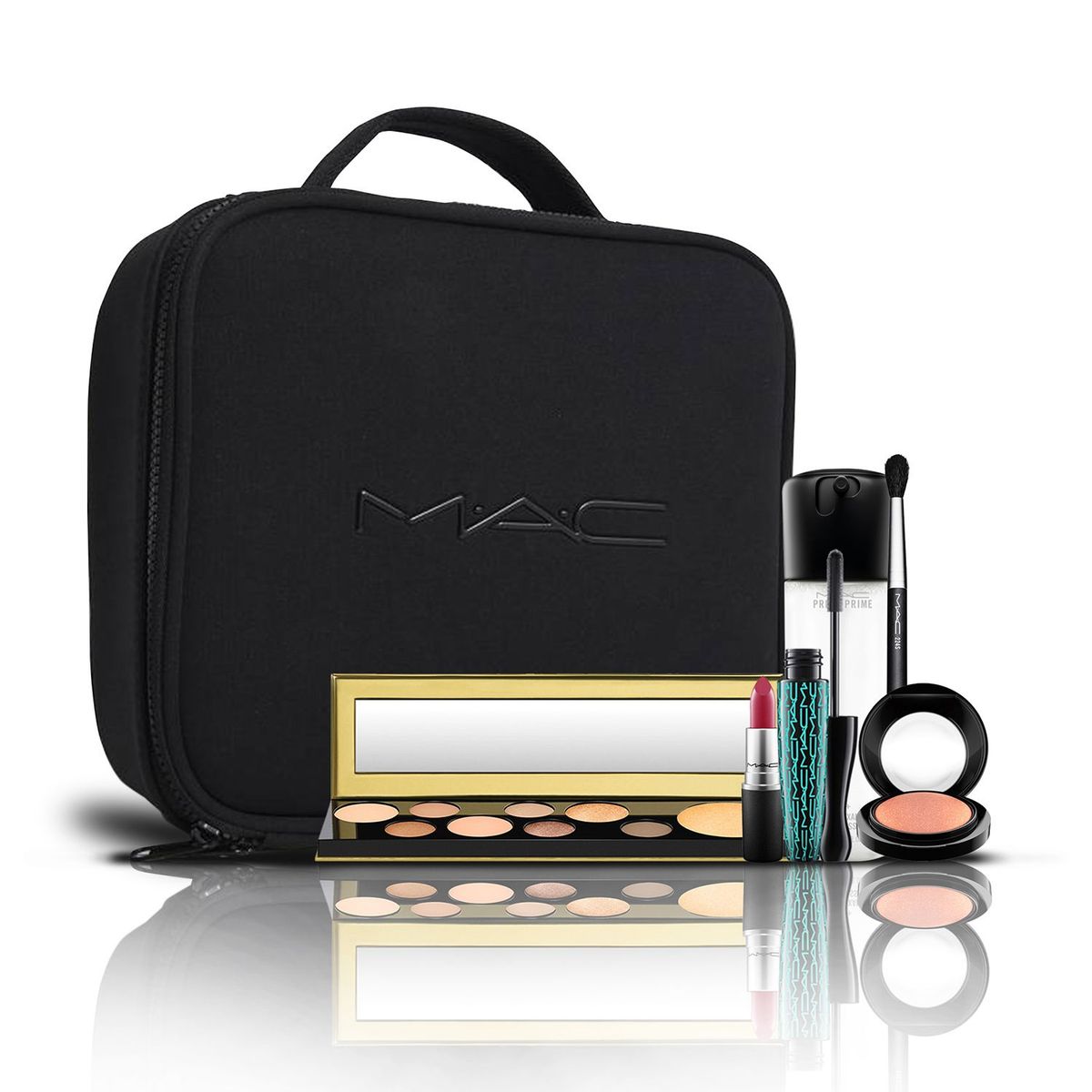 MAC COSMETICS - Set Blockbuster Mac  Maquillaje ( 6 Productos Mas Vendidos 2020 + Maletín)
