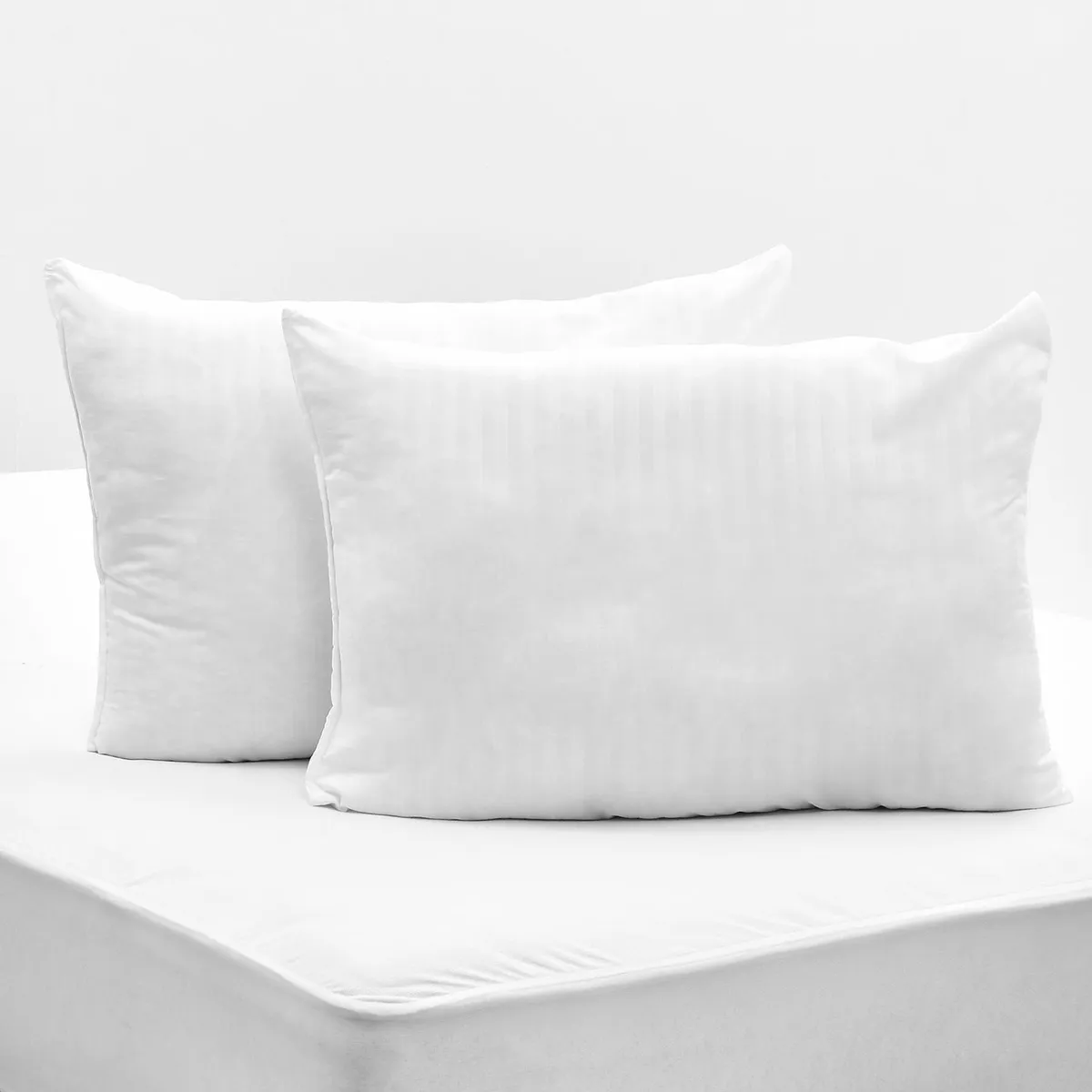 AMBIENTA - Almohada Set X2 de Microfibra, Firmeza Suave 45 X 60 cm Ambienta Better