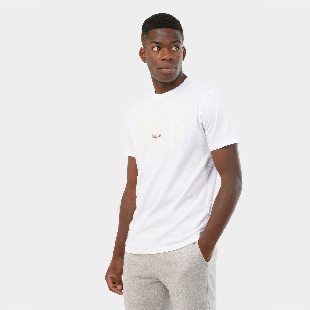 GAP - Camiseta para Hombre Manga corta con Estampado Gap