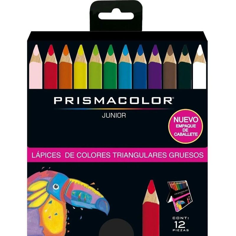 Prismacolor - Colores Triangulares Gruesos X 12 Uds Prismacolor