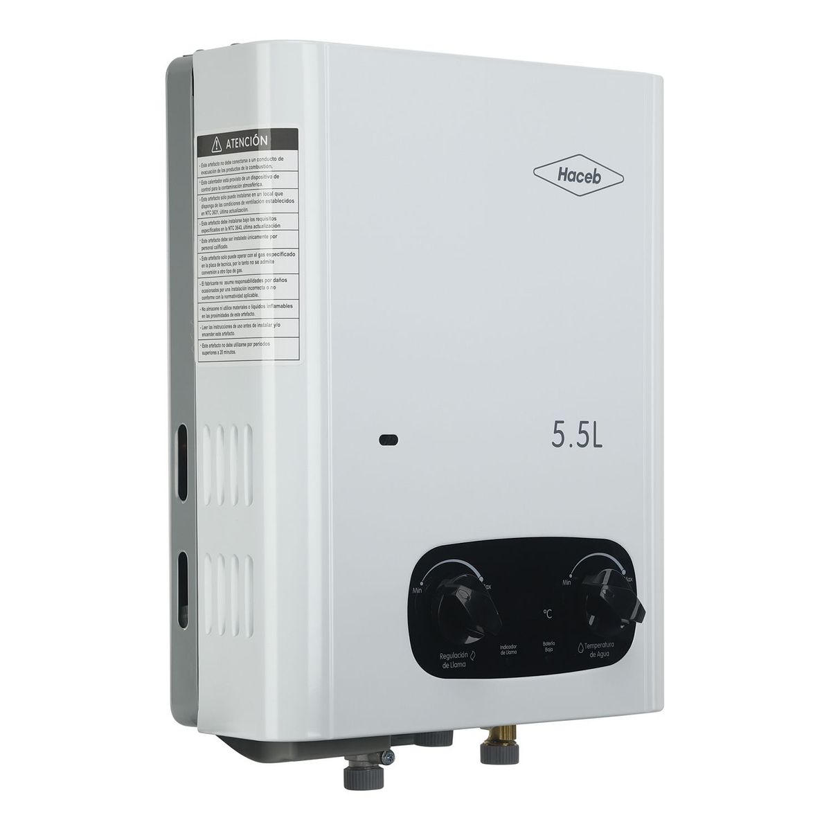 HACEB - Calentador de Paso Haceb BAM5.5LGNDISPB
