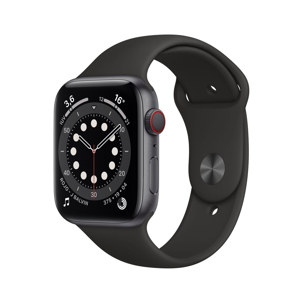 APPLE - Apple Watch Series 6 (GPS + Cellular) 44 mm