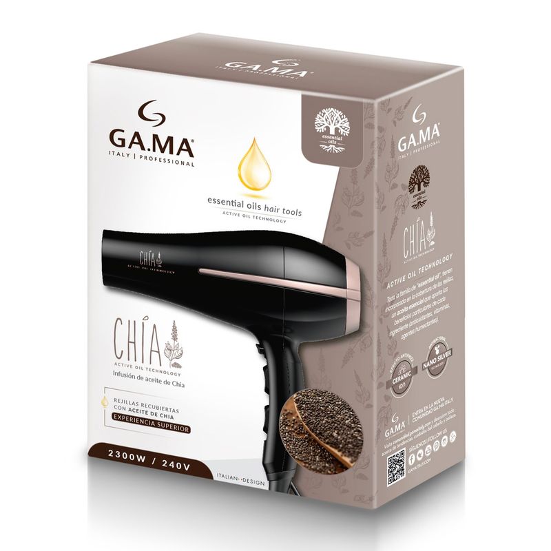 GAMA - Secador de cabello GAMA BECHD0000002322 Número de velocidades 2
