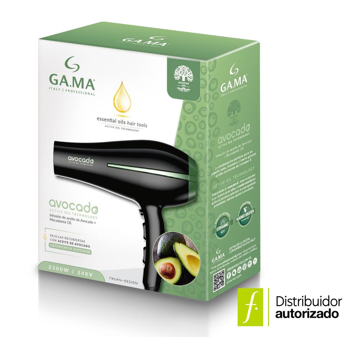 GAMA - Secador de cabello GAMA BECHD0000002309 Número de velocidades 2