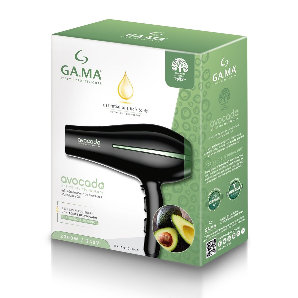 GAMA - Secador de cabello GAMA BECHD0000002309 Número de velocidades 2