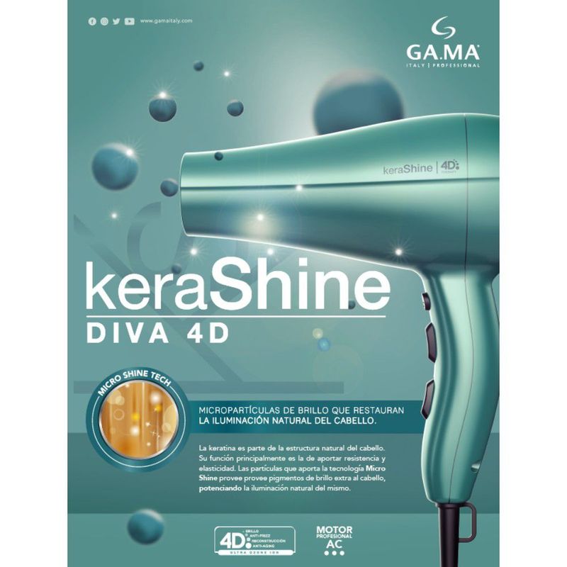 GAMA - Secador de cabello GAMA BECHD0000002145 Número de velocidades 2