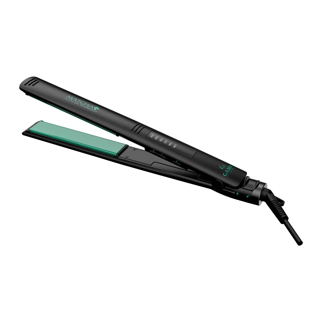 GAMA - Plancha para cabello Gama Led Essencia Matcha, plancha alisadora para el pelo con placas en cerámica