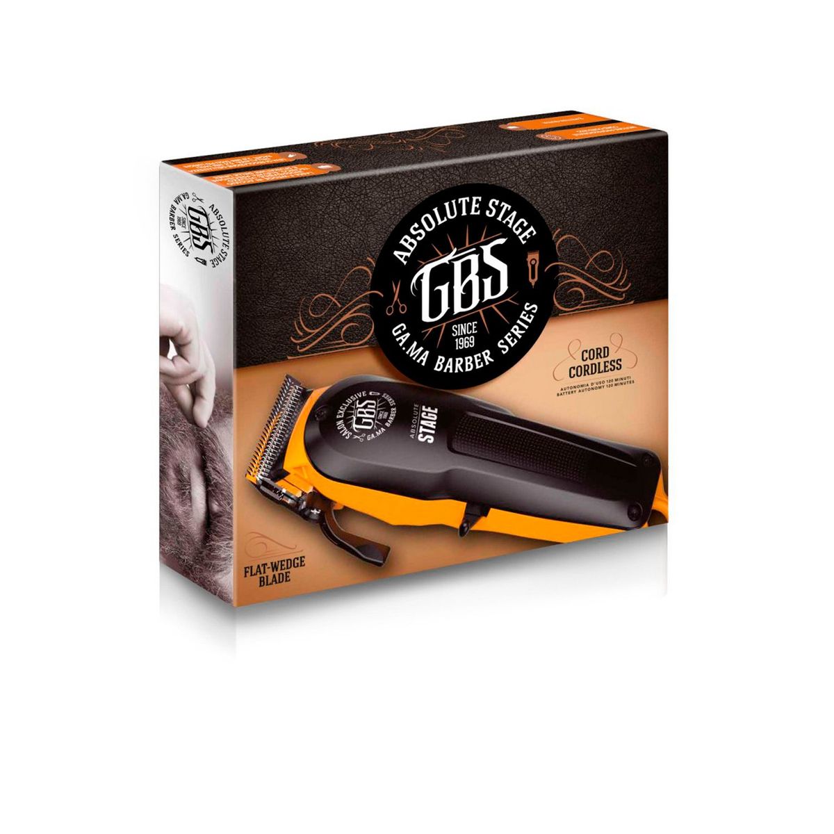 GAMA - Cortapelo Clipper Profesional Se Gbs Abs Stage Gama