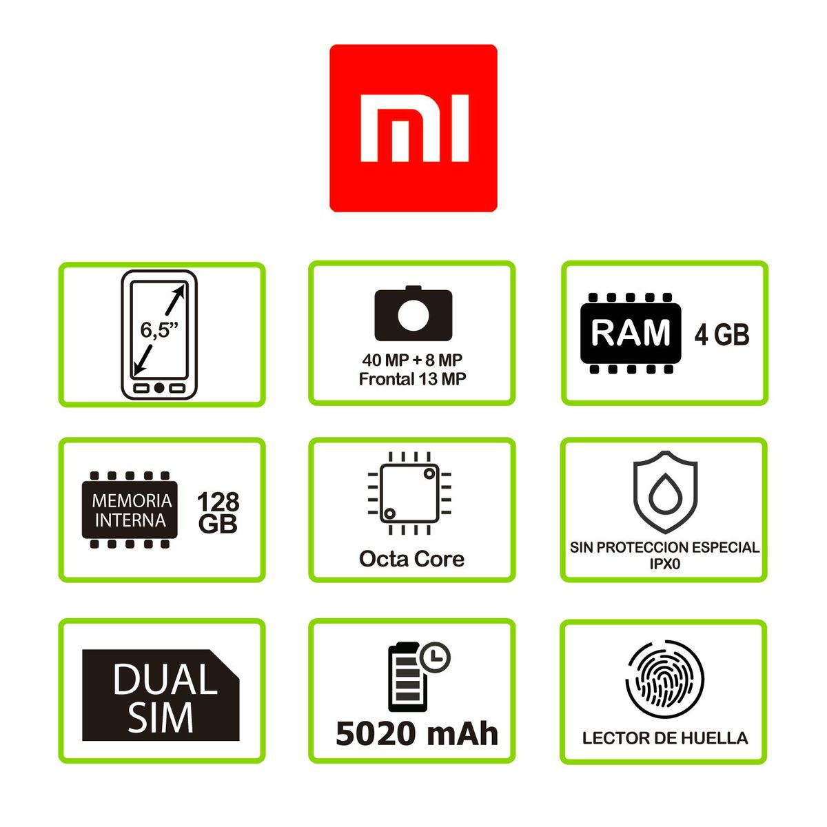 XIAOMI - Celular Xiaomi Redmi Note 9 64GB