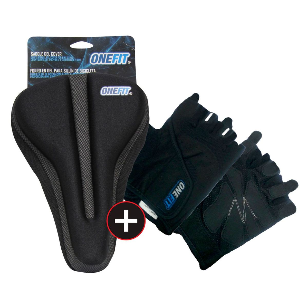 ONEFIT - Guantes Gym Negro-Sillin